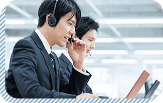 退職代行実行日に会社に連絡している画像